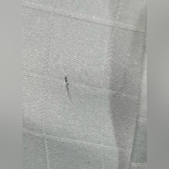 MAZZONI 90’S VINTAGE WOMENS WHITE WITH WHITE PINSTRIPES PANTSUIT SIZE 14 - Picture 6 of 12